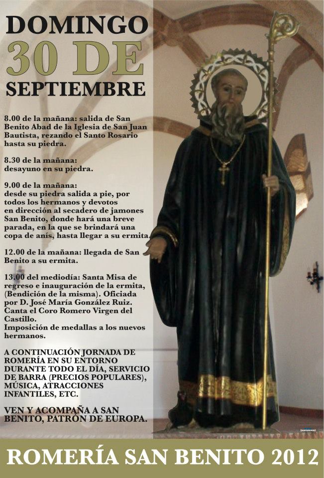 Cartel de Romería de San Benito abad 2012